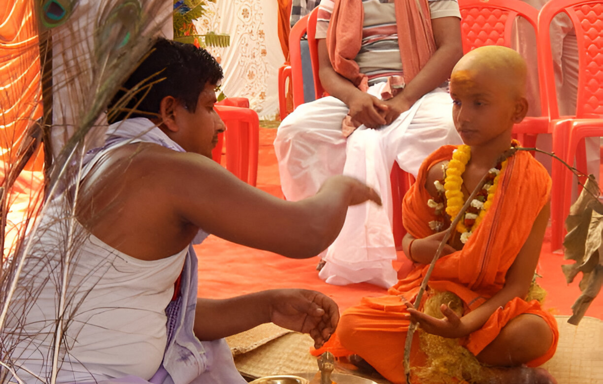 Janeu Sanskar in Kashi