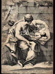 The Virgin Mary and Child Jesus - Maternal Grace and Divine Light (18 × 24 in Poster)