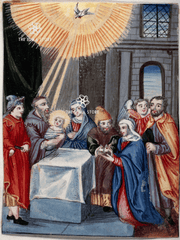 The Presentation of Jesus at the Temple - Devotional Biblical Painting (18 × 24 in Poster)
