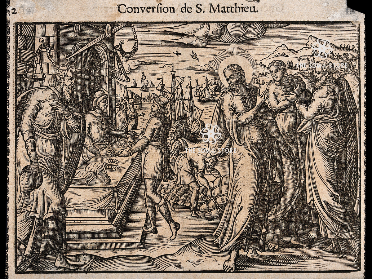 The Calling of Saint Matthew - Christ Calls the Tax Collector (18 × 24 in Poster)