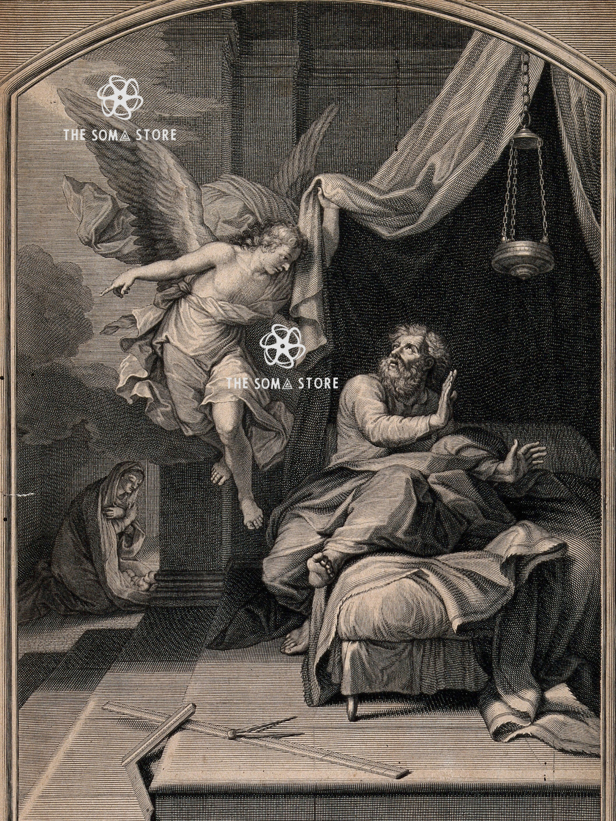 The Angel Warns Joseph - The Flight into Egypt (18 × 24 in Poster)