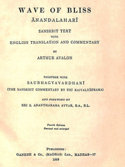 Ananda Lahari (Wave of Bliss) – The Tantric Hymn of Adi Shankaracharya (Bilingual Ebook: English & Hindi)