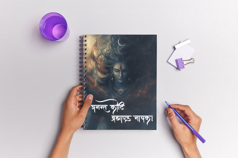Anant Koti Brahmand Nayak Notepad (A5 Size) – Adiyogi Spiral Journal for Spiritual Insight