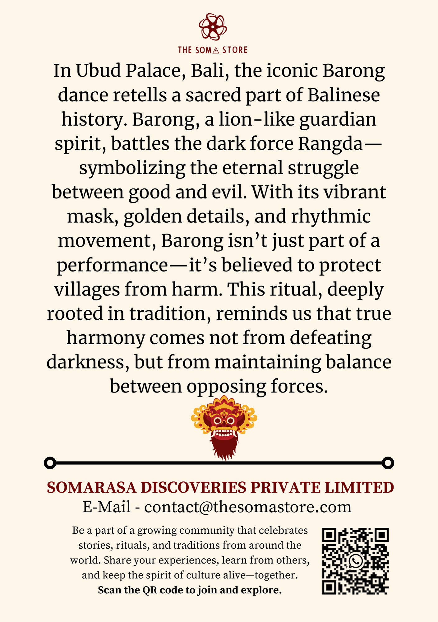 Barong Mask Notepad (A5 Size) – Guardian Spirit of Bali in Your Hands