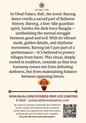 Barong Mask Notepad (A5 Size) – Guardian Spirit of Bali in Your Hands
