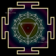 Gayatri Yantra Poster - Sacred Geometry of the Mother of the Vedas (14×14)