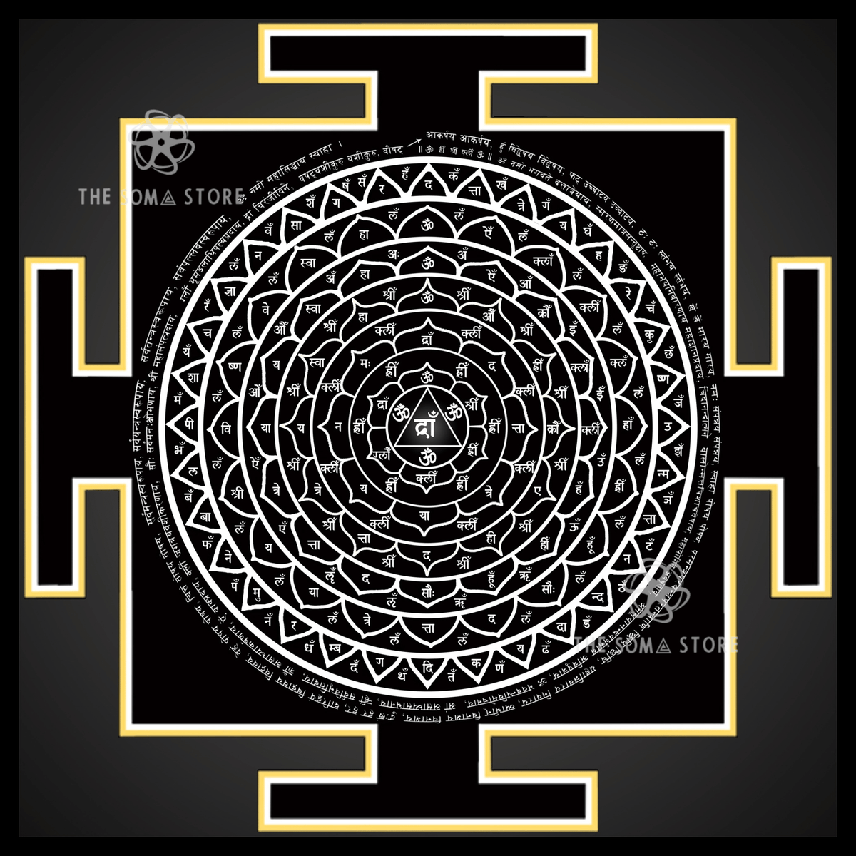 Dattatreya Yantra Collection - Four Sacred Forms of the Avadhuta (14×14)