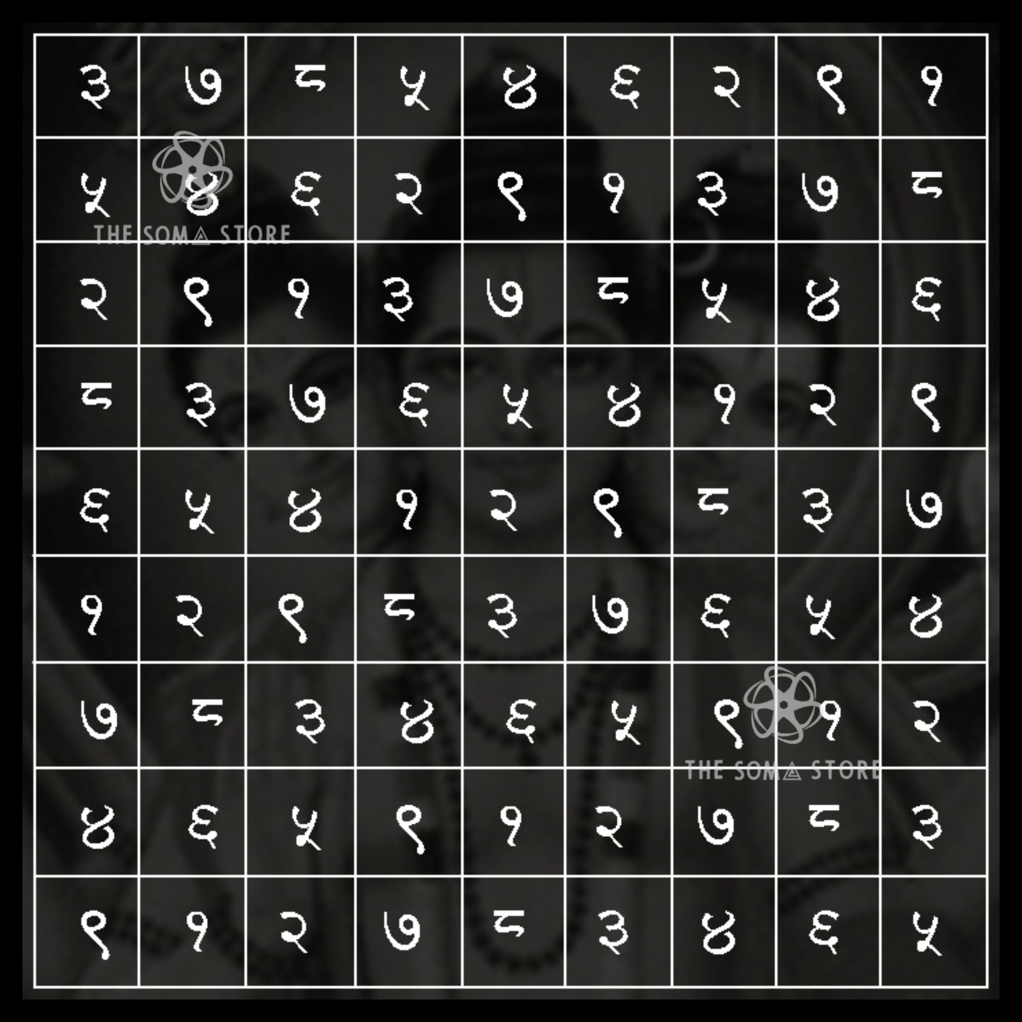 Dattatreya Yantra Collection - Four Sacred Forms of the Avadhuta (14×14)
