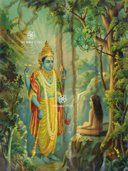 Dhruv Narayan by Ravi Varma Press - Fine Art Print (18×24)