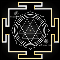 Durga Yantra Collection - Five Sacred Forms of the Invincible Goddess, Complete Mantra Armor & the Divine Feminine Force That Protects All (14 × 14 in Poster)