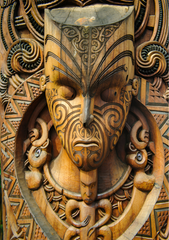 Māori Mana Mask Notepad (A5 Size) – A Journal of Identity & Ancestors