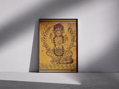 Tantric Kali Poster (A3 Size) – Rare 17th Century Iconographic Reprint