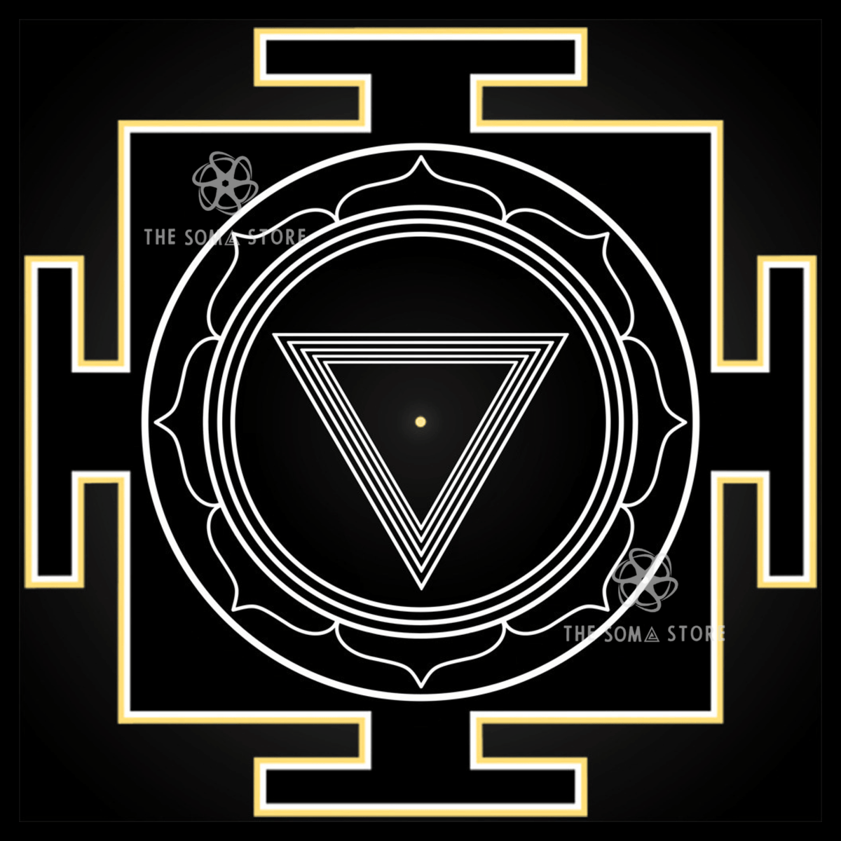 Dasha Mahavidya Yantra - Complete Set of Ten Cosmic Wisdom Goddesses - The Full Circle of Divine Feminine Liberation (14 × 14 in Each Poster)