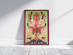 Mahakaal Energy Poster (A3 Size) – Tantrik Art Reprint