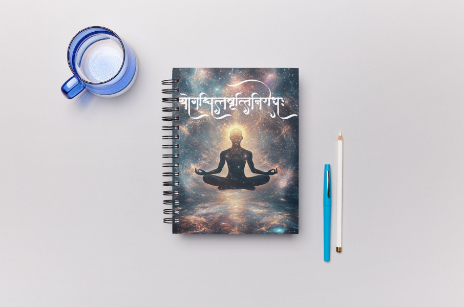 Yogas Chitta Vritti Nirodhah Notepad (A5 Size) – A Journal for Stillness & Inner Clarity