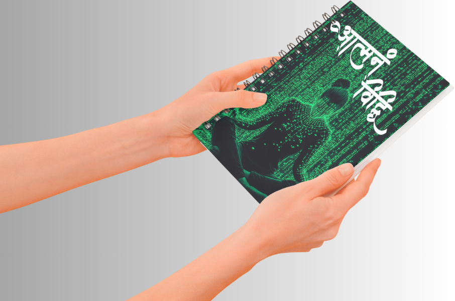 Aatmanam Viddhi Spiral Notepad (A5 Size) – "Know Thyself" Journal for Inner Exploration