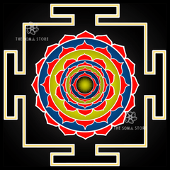 Parashurama Yantra - Sacred Geometry of the Warrior Sage, Divine Wrath & the Restoration of Dharma (14 × 14 in Poster)