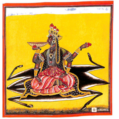 Devi, Dark as the Night of Dissolution – 14x14 Art Poster