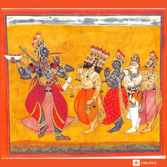 The Devi Dances – 14x14 Fine Art Poster