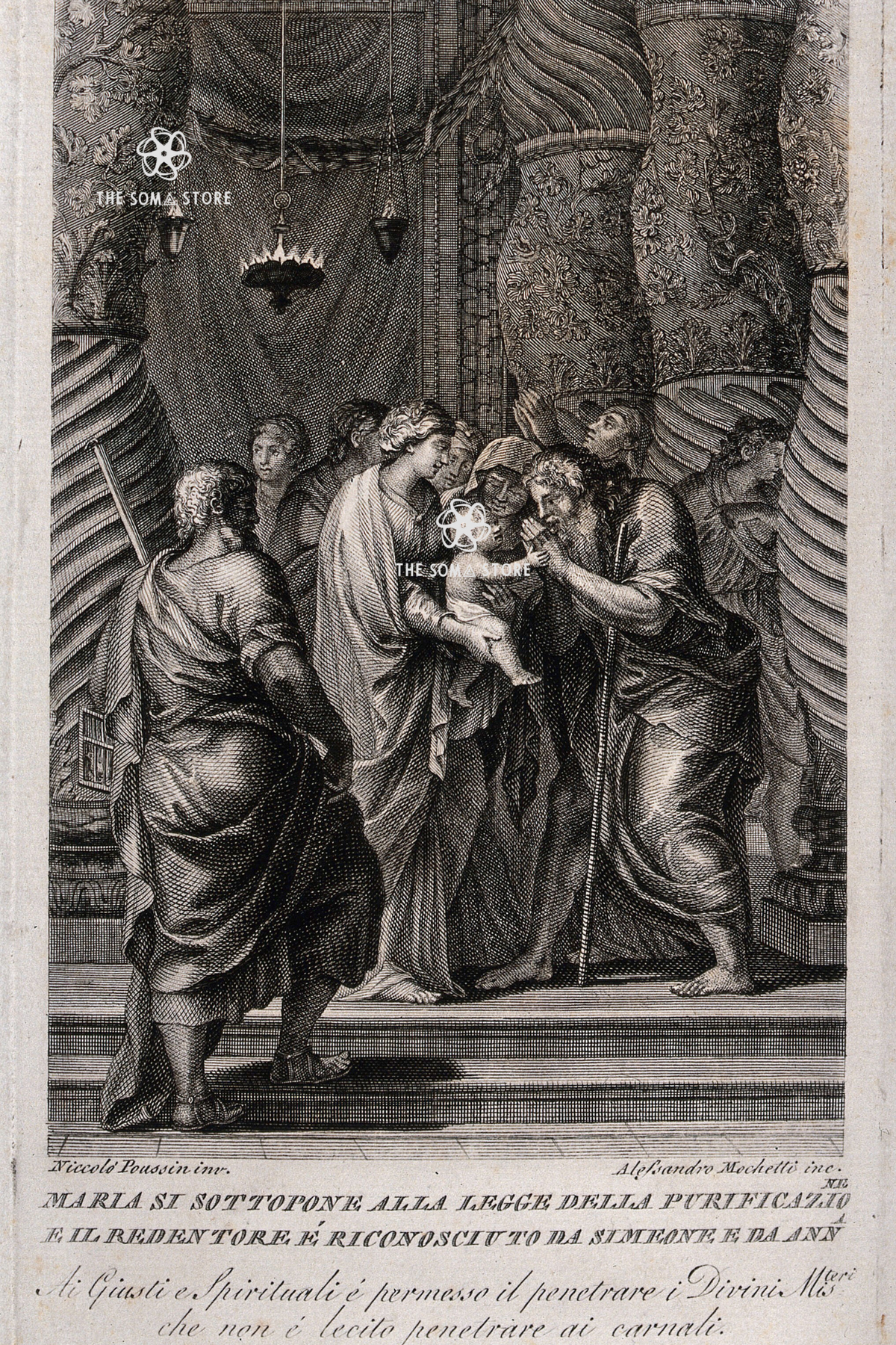 Simeon Recognizes the Infant Christ - Presentation at the Temple (16 × 24 in Poster)
