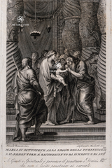 Simeon Recognizes the Infant Christ - Presentation at the Temple (16 × 24 in Poster)