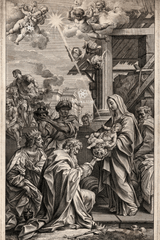 The Adoration of the Magi - The Three Kings Honor the Infant Christ (16 × 24 in Poster)