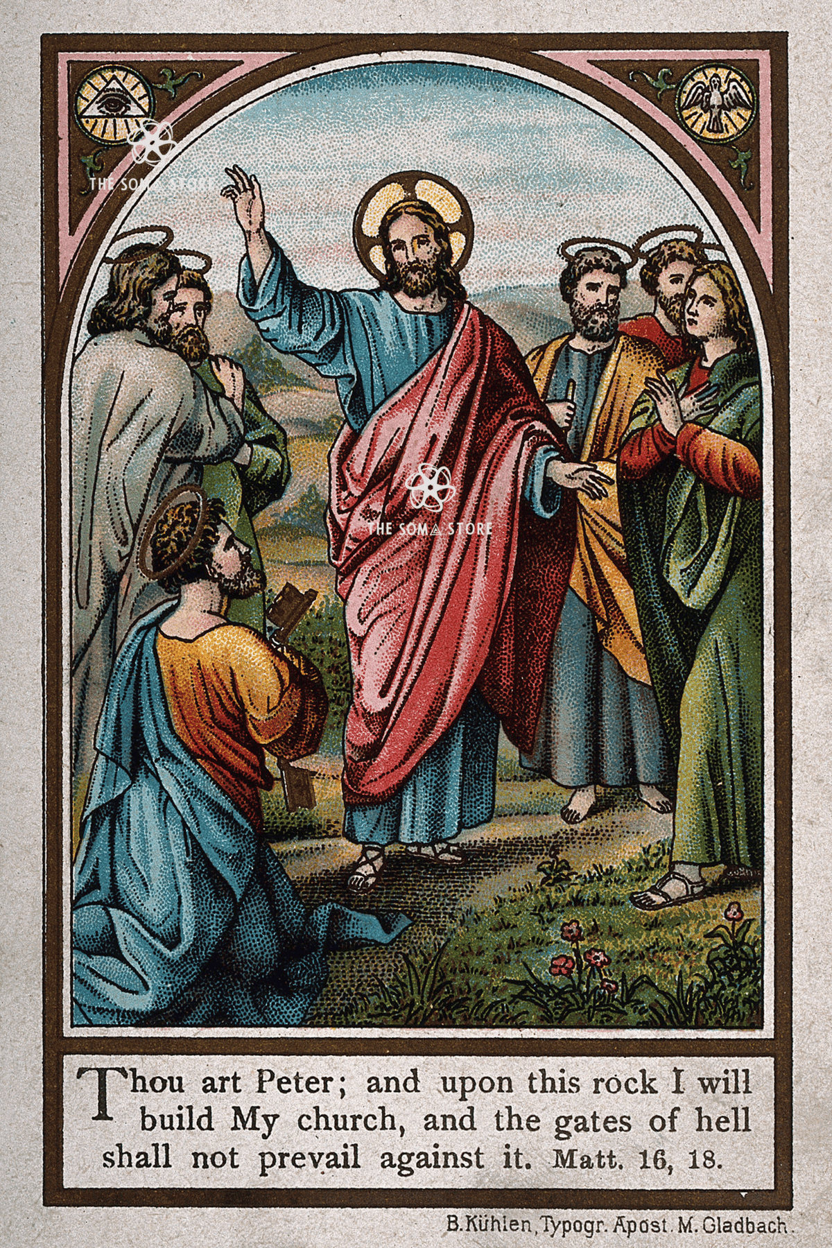 “Thou Art Peter” - Christ Appoints Peter as the Rock of the Church (16 × 24 in Poster)