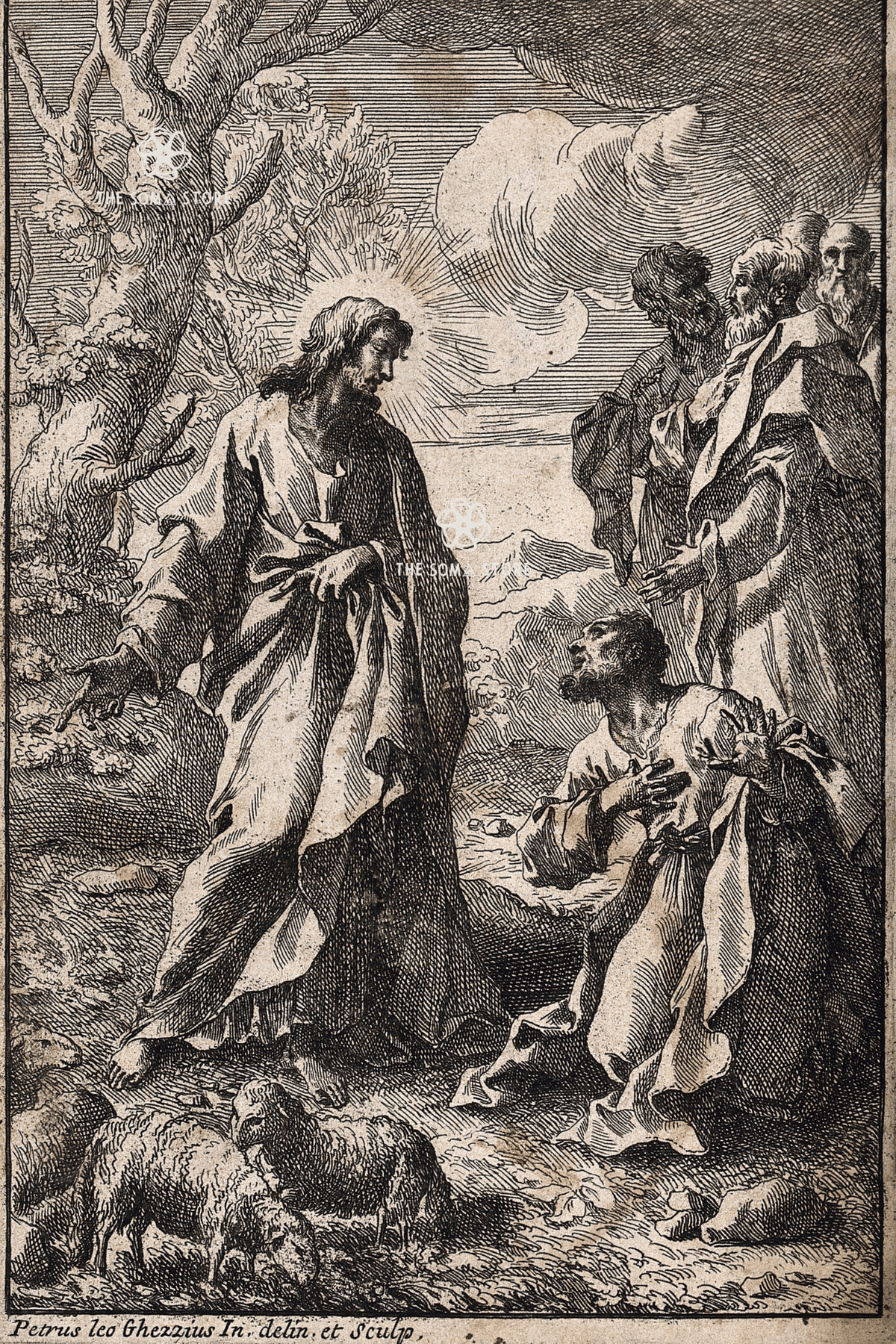 Christ Entrusts Peter with the Keys - The Foundation of the Church (16 × 24 in Poster)