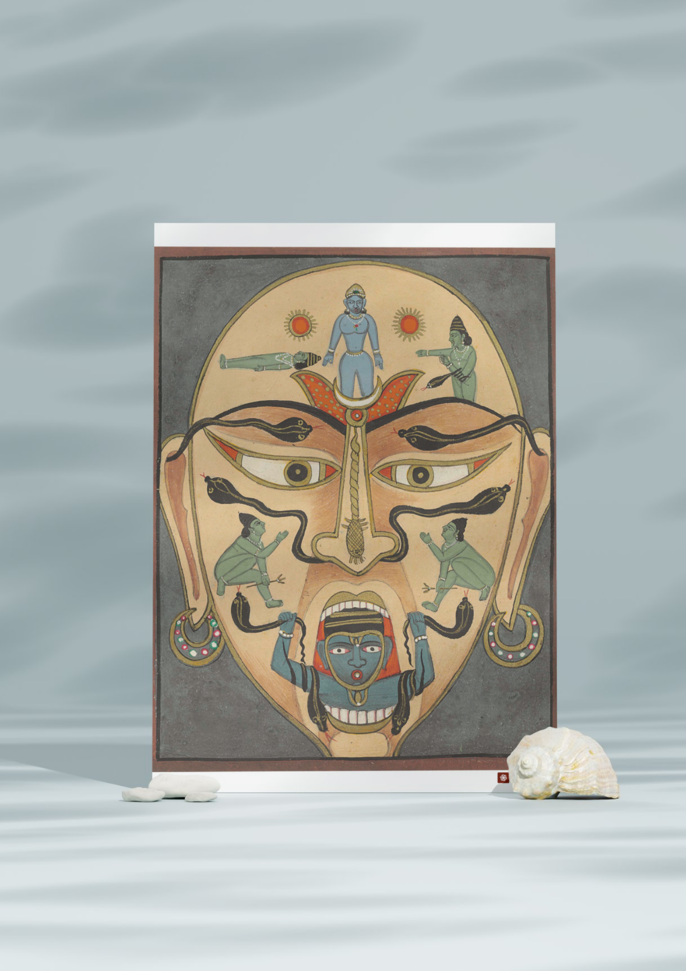 The Tantric Face – Gateway to Transformation & Inner Realms (A3 Poster)