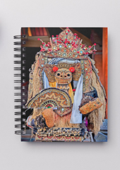 Barong Mask Notepad (A5 Size) – Guardian Spirit of Bali in Your Hands