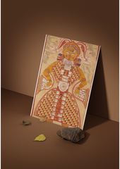 Purushkara Yantra Poster (A3 Size) – Rare 18th Century Cosmic Tantra Art Reprint