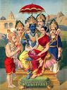 Ramapanchayan by Raja Ravi Varma - Fine Art Print (18×24)