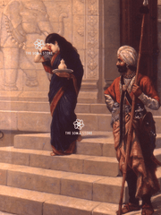 Sairandhri by Raja Ravi Varma - Fine Art Print (18×24)