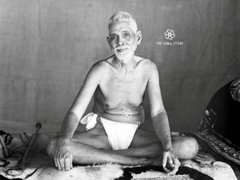 Sri Ramana Maharshi (1948 Portrait) - Historical Portrait (18 × 24 in Poster)