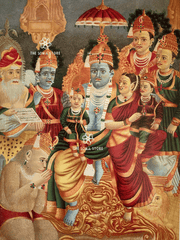 Shri Uttara Rama Panchayatana - Assembly of Rama Print (18×24)