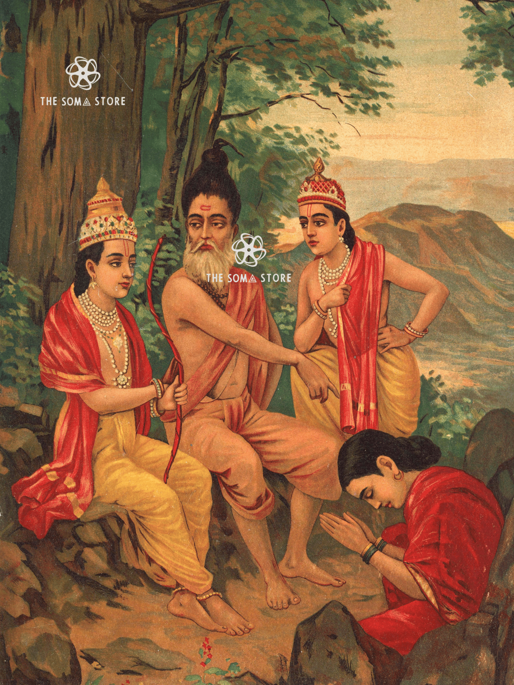 Śiva as Naṭarāja - Triumph over Ignorance and the Cosmic Dance (18 × 24 in Poster)