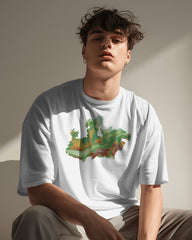 Pure Cotton Unisex T-Shirt - Madhya Pradesh Map