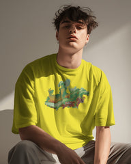 Pure Cotton Unisex T-Shirt - Madhya Pradesh Map