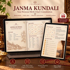 Janma Kundali (Birth Chart) - Vedic Astrology Report with Online Acharya Consultation