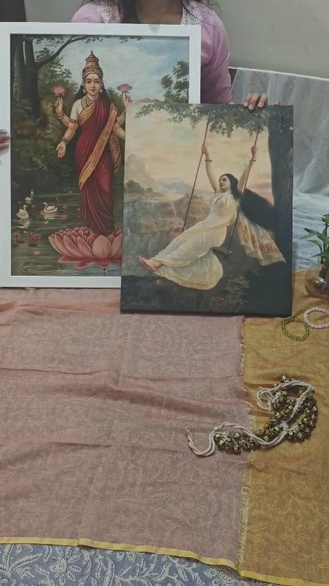 Dasharatha Kaikeyi Vilap by Raja Ravi Varma Print (18×24)