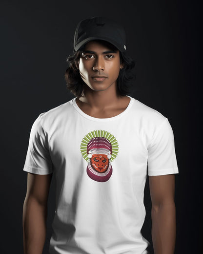 Unisex T-shirt : Theyyam Mask Print